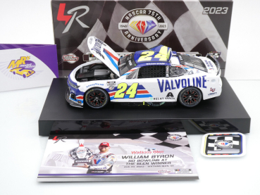 Preview: Lionel Racing W242323VALWBH # Chevrolet Camaro ZL1 NASCAR 2023 " William Byron - Valvoline Motor Oil Watkins Glen Race Winner " 1:24