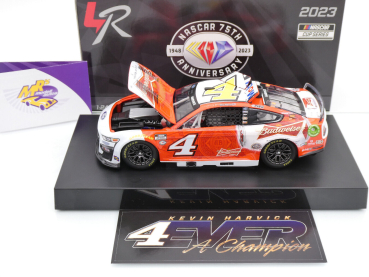 Lionel Racing CX42323TBDKH # Ford Mustang NASCAR 2023 " Kevin Harvick - Budweiser Beer Tribute " 1:24