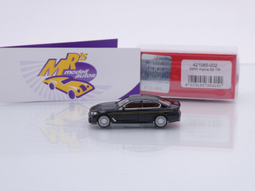 Preview: Herpa 421065-002 # BMW Alpina B5 Biturbo Limousine " schwarz-gold " 1:87