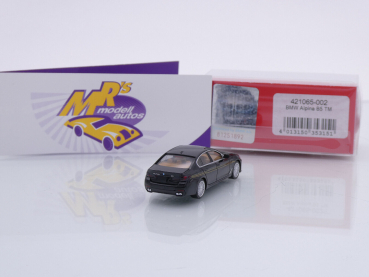 Preview: Herpa 421065-002 # BMW Alpina B5 Biturbo Limousine " schwarz-gold " 1:87