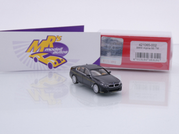 Preview: Herpa 421065-002 # BMW Alpina B5 Biturbo Limousine " schwarz-gold " 1:87
