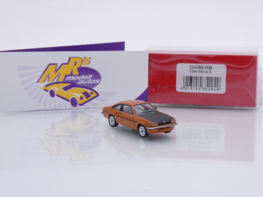 Preview: Herpa 024389-008 # Opel Manta B Coupe " braun-schwarz (sienarot) " 1:87