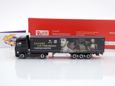 Preview: Herpa 316927 # Mercedes-Benz Actros Gardinenplanen-SZ " Wielton / TIP " 1:87