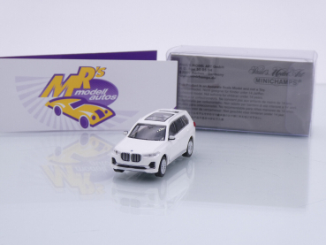 Minichamps 870029300 # BMW X7 SUV Baujahr 2019 " weiß " 1:87