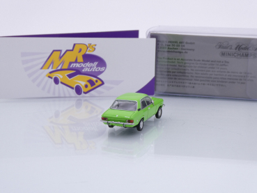 Preview: Minichamps 870040002 # Opel Ascona Coupe Baujahr 1970 " hellgrün " 1:87