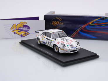 Preview: Spark S9808 # Porsche 911 RS 3.0 Nr.77 17th 24h Le Mans 1975 " T. Sabine - P. Daoreau - J-P. Aeschlimann " 1:43