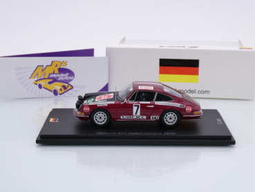 Preview: Spark SG834 # Porsche 911 Rallye Nr.7 Bavaria Rallye 1970 " Walter Röhrl - Herbert Marecek " 1:43