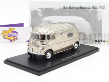 Autocult 09015 # Hunt Hollywood House Car (USA) Baujahr 1940 " chrom " 1:43