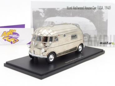 Autocult 09015 # Hunt Hollywood House Car (USA) Baujahr 1940 " chrom " 1:43