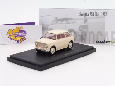 Autocult 03020 # Soletta 750 Ivory Kleinwagen Baujahr 1956 " cremebeige " 1:43