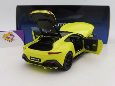 AUTOart 70279 # Aston Martin Vantage Coupe Baujahr 2019 " Lime Essence " 1:18