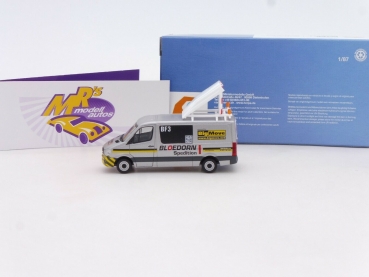 Preview: Herpa 944809 # Mercedes Benz Sprinter 18 Halbbus BF3 " Spedition BLOEDORN " 1:87