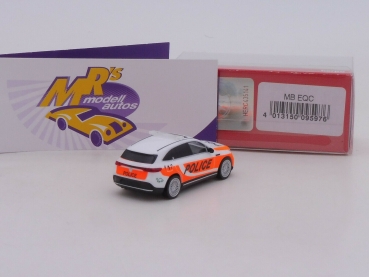 Preview: Herpa 095976 # Mercedes-Benz EQC Einsatzfahrzeug " Police Schweiz " 1:87