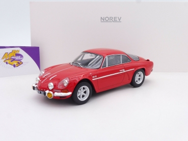 Norev 185304 # Alpine A110 1600S Coupe Baujahr 1969 " rot " 1:18