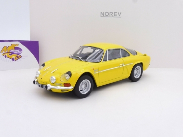 Norev 185305 # Alpine A110 1600S Coupe Baujahr 1969 " gelb " 1:18