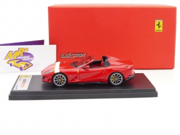 Preview: Look Smart LS516K # Ferrari 812 GTS Baujahr 2019 " rosso corsa /weiß-gelb " 1:43