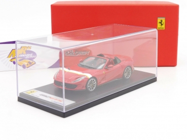 Preview: Look Smart LS516K # Ferrari 812 GTS Baujahr 2019 " rosso corsa /weiß-gelb " 1:43