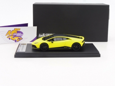 Preview: Look Smart LS498FCC # Lamborghini Huracan Evo Fluo Capsule Baujahr 2020 " mattgelb " 1:43
