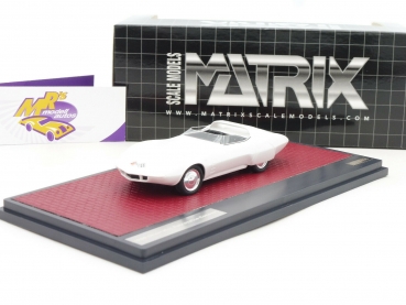 Matrix 50302-061 # Chevrolet Astrovette Concept Car Baujahr 1968 " weiß " 1:43