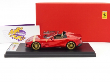 Preview: Look Smart LS516N # Ferrari 812 GTS Spider Baujahr 2019 " feuerrotmetallic-gold " 1:43
