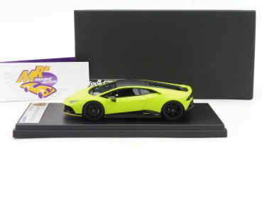 Preview: Look Smart LS498FCD # Lamborghini Huracan Evo Fluo Capsule Baujahr 2020 " matt-hellgrün " 1:43