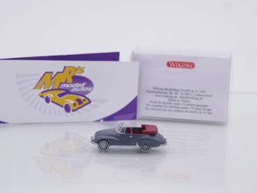 Preview: Wiking 0125 03 # DKW Cabriolet Baujahr 1958-1961 " eisengrau-rot " 1:87