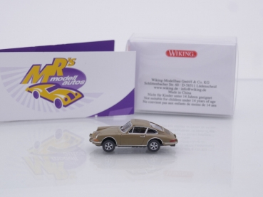 Preview: Wiking 0160 04 # Porsche 911 Coupe Baujahr 1963-73 " khakigrau " 1:87