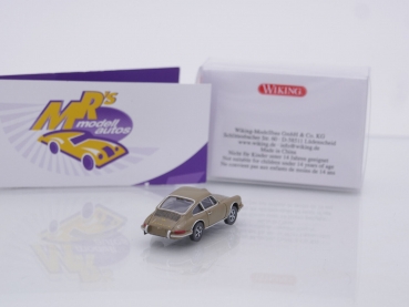 Preview: Wiking 0160 04 # Porsche 911 Coupe Baujahr 1963-73 " khakigrau " 1:87