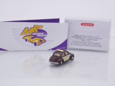 Preview: Wiking 0794 33 # VW Käfer 1200 mit Faltdach Baujahr 1960-1967 " schokoladenbraun " 1:87