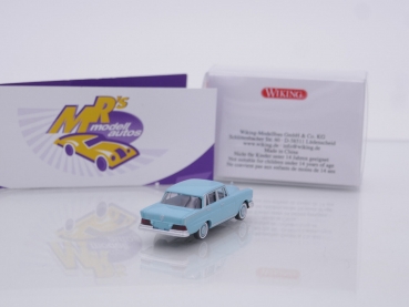 Preview: Wiking 0824 10 # Mercedes-Benz 220 S Heckflosse Baujahr 1959-65 " pasteltürkis " 1:87