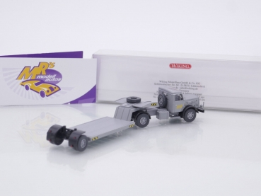 Preview: Wiking 0502 06 # Henschel Tiefladesattelzug Baujahr 1955-61 " Friderici / grau " 1:87