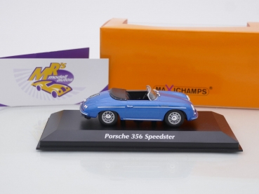Preview: Maxichamps 940065531 # Porsche 356 Speedster Baujahr 1956 " blaumetallic " 1:43