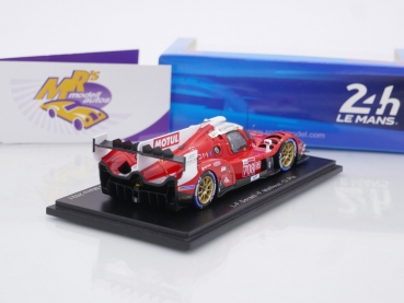 Preview: Spark S8233 # Glickenhaus 007 LMH Hypercar Nr.708 4th 24h Le Mans 2022 " Pipo Derani " 1:43