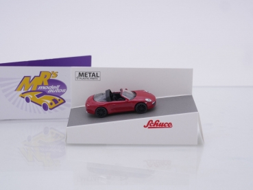 Preview: Schuco 26709 # Porsche 911 Targa 4S Cabriolet Baujahr 2014 " dunkelrot " 1:87