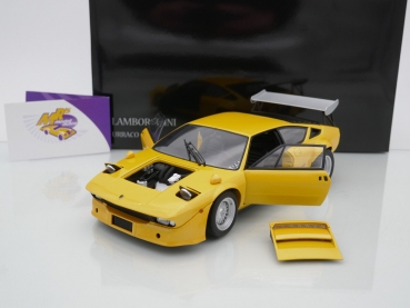 Preview: Kyosho 08445GY # Lamborghini Urraco Rally Version Baujahr 1973 " gelb " 1:18