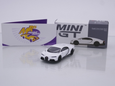 TSM MINI GT MGT00440-L # Bugatti Chiron Super Sport LHD " weiß (White) " 1:64