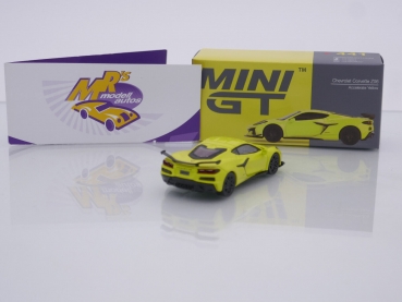Preview: TSM MINI GT MGT00441-L # Chevrolet Corvette Z06 2023 LHD " gelb (Accelerate Yellow) " 1:64