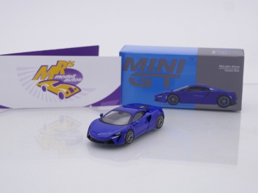 TSM MINI GT MGT00430-L # McLaren Artura LHD " dunkelblau (Volcano Blue) " 1:64
