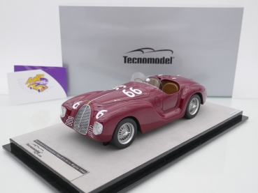 Tecnomodel TM18-223B # Auto Avio Costruzioni (Ferrari) 815 Nr.66 Mille Miglia 1940 " Alberto Ascari - G. Minozzi " 1:18 Nur 140 Stück !!
