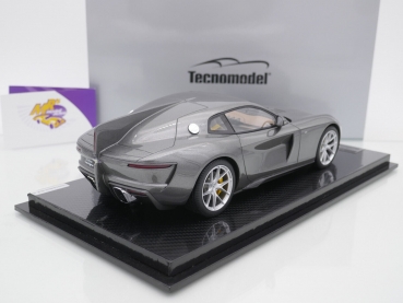 Preview: Tecnomodel TM18-270B # Aero3 by Touring Superleggera Baujahr 2021 " Silverstone Metallic Grey " 1:18 Nur 50 Stück !!