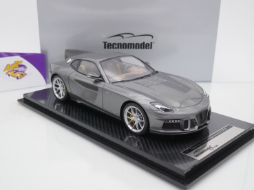 Preview: Tecnomodel TM18-270B # Aero3 by Touring Superleggera Baujahr 2021 " Silverstone Metallic Grey " 1:18 Nur 50 Stück !!