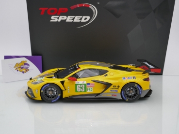 Preview: Top Speed TS0442 # Chevrolet Corvette C8.R Nr.63 24h Le Mans 2022 " Antonio Garcia - Jordan Taylor - Nicky Catsburg " 1:18