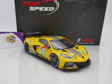 Preview: Top Speed TS0442 # Chevrolet Corvette C8.R Nr.63 24h Le Mans 2022 " Antonio Garcia - Jordan Taylor - Nicky Catsburg " 1:18