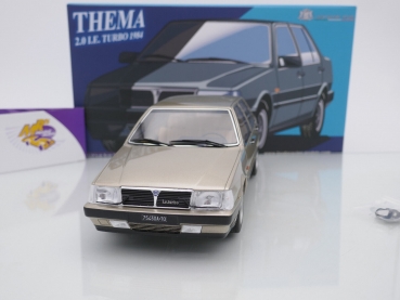Preview: Laudoracing LM146A # Lancia Thema 2.0 I.E.Turbo Baujahr 1984 " platinometallic " 1:18