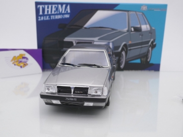Preview: Laudoracing LM146D # Lancia Thema 2.0 I.E.Turbo Baujahr 1984 " grigiometallic " 1:18