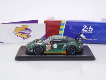 Preview: Spark S8654 # Porsche 911 RSR-19 Nr.93 24h Le Mans 2022 " Proton Competition " 1:43
