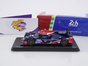 Preview: Spark S8623 # Oreca 07 - Gibson LMP2 Nr.23 24h Le Mans 2022 " United Autosports USA " 1:43