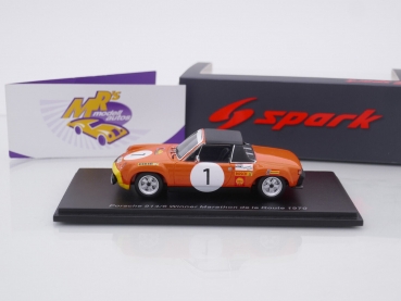 Preview: Spark S2864 # Porsche 914/6 Nr.1 Winner Marathon de la Route 1970 " Helmut Marko " 1:43