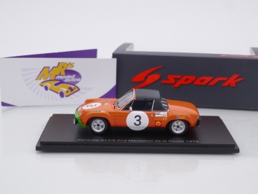 Preview: Spark S2865 # Porsche 914/6 Nr.3 2nd Marathon de la Route 1970 " Aake Andersson " 1:43