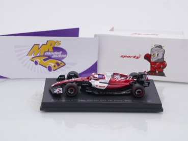 Preview: Sparky Y260 # Alfa Romeo Orlen C42 Nr.77 6th Bahrain GP 2022 " Valtteri Bottas " 1:64